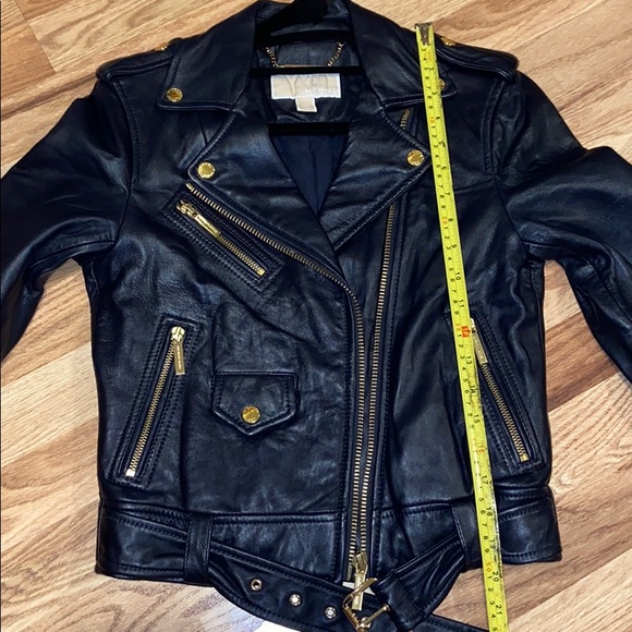 MICHAEL Michael Kors Jackets & Blazers - ❄️SALE!❄️NWOT Michael Kors Ink Blue Leather Jacket